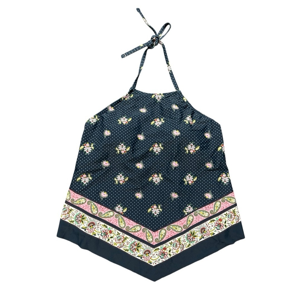 Shade and Shore floral halter tankini Size Medium